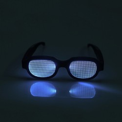 LED lichtgevende bril - punk stijl - USBZonnebril