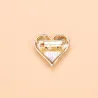 Classic heart shaped broochBrooches
