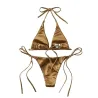Sexy bikiniset - metallic kleureffectBadkleding