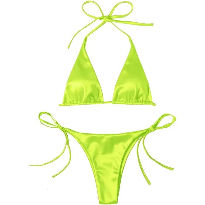 Sexy bikiniset - metallic kleureffectBadkleding