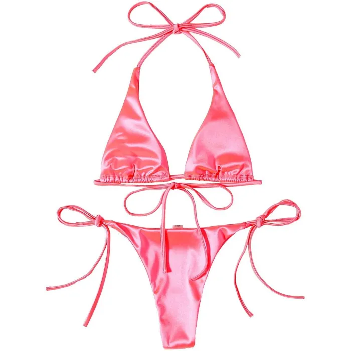 Sexy bikiniset - metallic kleureffectBadkleding