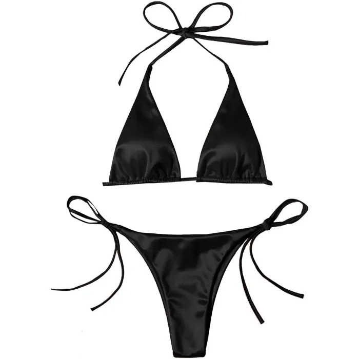Sexy bikiniset - metallic kleureffectBadkleding