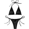 Sexy bikiniset - metallic kleureffectBadkleding