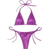 Sexy bikiniset - metallic kleureffectBadkleding