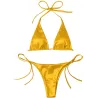 Sexy bikiniset - metallic kleureffectBadkleding