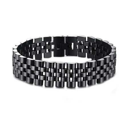 Roestvrijstalen brede armbandArmbanden