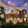 LED string - silver metal balls - battery powered - Christmas / garden decorationLights & lighting