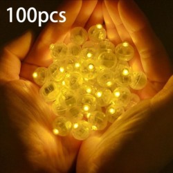 Ronde RGB LED lichtballen - feest/ballonlicht - 100 stuksBallonnen