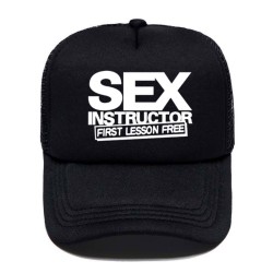 Grappige baseballpet - SEX INSTRUCTOR-opschriftPetten & Hoeden