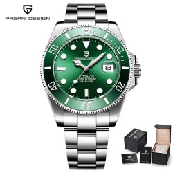 Pagani Design - automatisch edelstalen horloge - waterdicht - groenHorloges