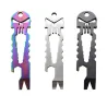 RVS multitool - flesopener - koevoet - moersleutel - met sleutelhanger - schedelvormMultitool & Zakmes