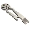 RVS multitool - flesopener - koevoet - moersleutel - met sleutelhanger - schedelvormMultitool & Zakmes