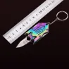 Mini opvouwbaar zakmes - met sleutelhanger - RVSMultitool & Zakmes