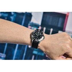 PAGANI DESIGN - mechanisch horloge - roestvrij staal - waterdicht - nylon band - zwartHorloges