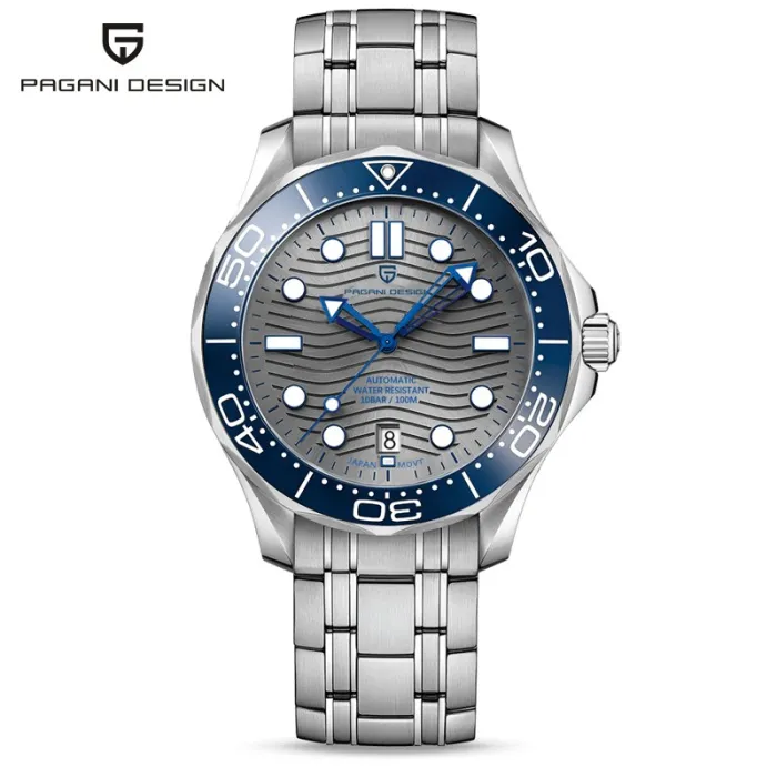 PAGANI DESIGN - mechanisch horloge - roestvrij staal - waterdicht - blauwHorloges