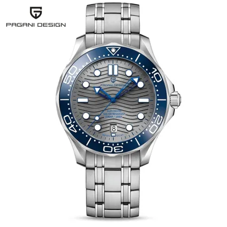 PAGANI DESIGN - mechanisch horloge - roestvrij staal - waterdicht - blauwHorloges