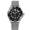 PAGANI DESIGN - mechanical watch - stainless steel - mesh strap - waterproof - blackWatches
