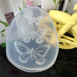 Silicone mold - for resin jewellery making - butterfliesToys
