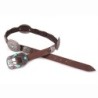 Cowboy style leather belt - with metal decorationsBelts