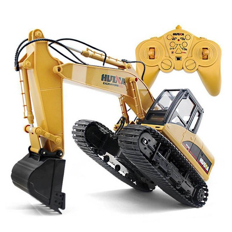 R/C excavator - 15 channels - 2.4G - 1/14 - with battery - RTR toyCars R/C excavator - 15 channels - 2.4G - 1/14 - with battery - RTR toyCars