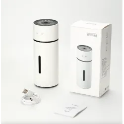 Ultrasone luchtbevochtiger - regelbaar - USB - LED - 260mlLuchtbevochtigers