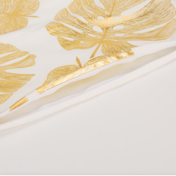 Sierkussenhoes - gouden bladeren / geometrisch patroon - 45cm * 45cmKussenslopen