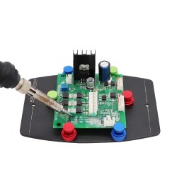 PCB board holder fixture - with 6 magnetic pins - circuit board holder - soldering platformSoldering