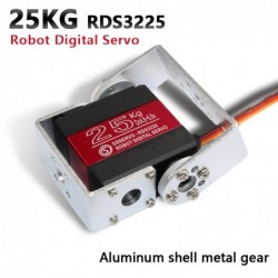copy of 25kg / RDS3225 - robot digitale servo - arduino - metalen tandwiel - met lange / korte rechte U-montageR/C onderdelen