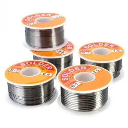 0,6/0,8/1/1,2 - 63/37 harskern - FLUX 2,0% - tindraad - soldeerdraad - 50g - 100gSolderen