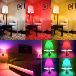 LED lamp - E12 - E14 - RGB - met afstandsbediening - dimbaarE14