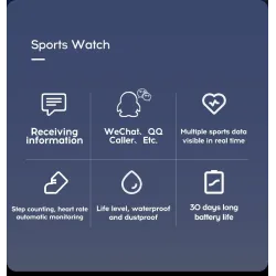 Digital Smart Watch - LED - Bluetooth - Android - IOS - unisexSmart-Wear