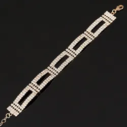 Elegante brede kristallen armbandArmbanden