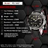 PAGANI DESIGN - modieus automatisch horloge - nylon band - witHorloges