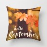 Decorative pillowcase - maple leaves print - 50 cm * 50 cmCushion covers