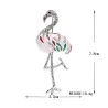 Kristallen kraanvogel brocheBroches