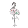 Kristallen kraanvogel brocheBroches