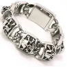 Gotische stijl - armband met skeletten - 316L roestvrij staalArmbanden