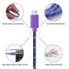 Nylon braided cable - data / sync / fast charging - USB Type CCables