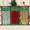 Decoratieve kerstboomstrikken - 12 stuksKerstmis