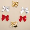 Decoratieve kerstboomstrikken - 12 stuksKerstmis