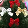 Decoratieve kerstboomstrikken - 12 stuksKerstmis