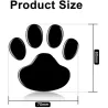 3D dierenvoetafdruk - autostickerStickers