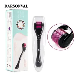 Dermaroller - microneedling - titaniumnaald - voor gezicht/halsHuid