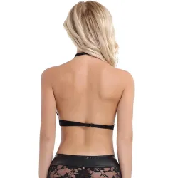 Sexy see through top - mesh short halterLingerie