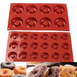 Siliconen donutvorm - bakplaat met antiaanbaklaagBakvormen