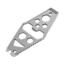EDC multifunctioneel gereedschap - opener - moersleutel - sleutelhanger - overlevingsgereedschapMultitool & Zakmes