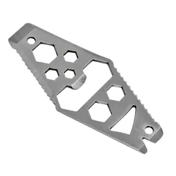 EDC multifunctioneel gereedschap - opener - moersleutel - sleutelhanger - overlevingsgereedschapMultitool & Zakmes