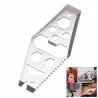 EDC multifunctioneel gereedschap - opener - moersleutel - sleutelhanger - overlevingsgereedschapMultitool & Zakmes