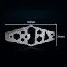 EDC multifunctioneel gereedschap - opener - moersleutel - sleutelhanger - overlevingsgereedschapMultitool & Zakmes