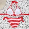 Sexy gestreepte bikini setBadkleding